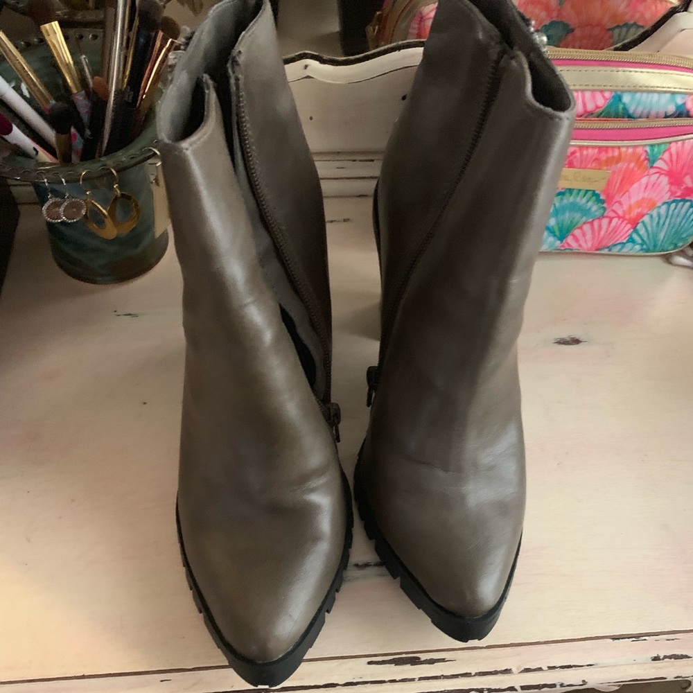 Grey booties